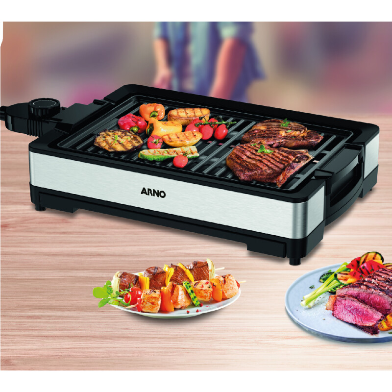 Parrilla Churrasquera eléctrica Arno Grill | Control de temperatura. Parrilla Churrasquera eléctrica Arno Grill | Control de temperatura.