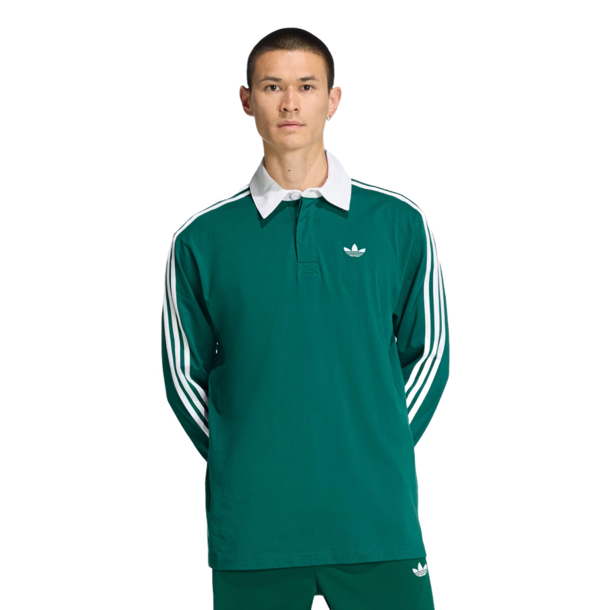 Remera Adidas Polo 3S - Verde 