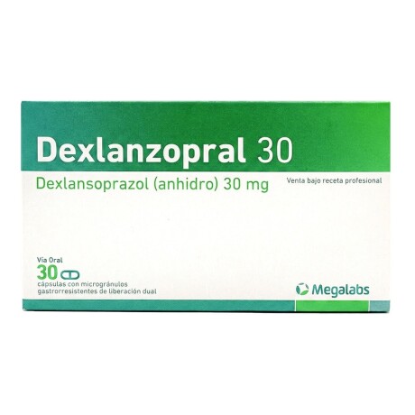 Dexlanzopral 30mg X30 Cápsulas Dexlanzopral 30mg X30 Cápsulas