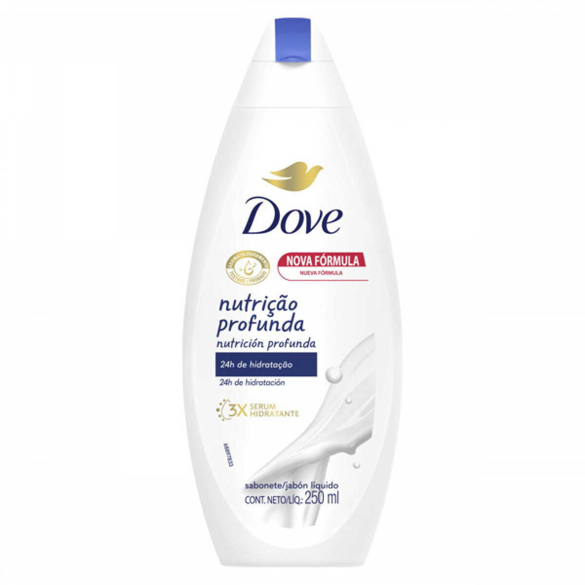 Jabón Liquido Dove Nutrición Profunda 250 ml 