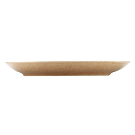 PLATO 30CM PORCELANA NARANJA IRREGULAR MIKE