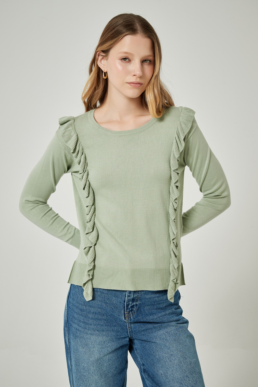 Sweater Giocopo Verde Palido