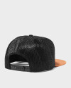 Gorra Faux Suede Flatbrim Hombre Black