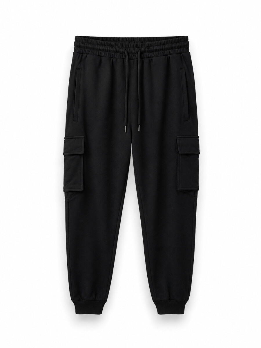 PANTALON NEW DETOR CARGO - NEGRO 