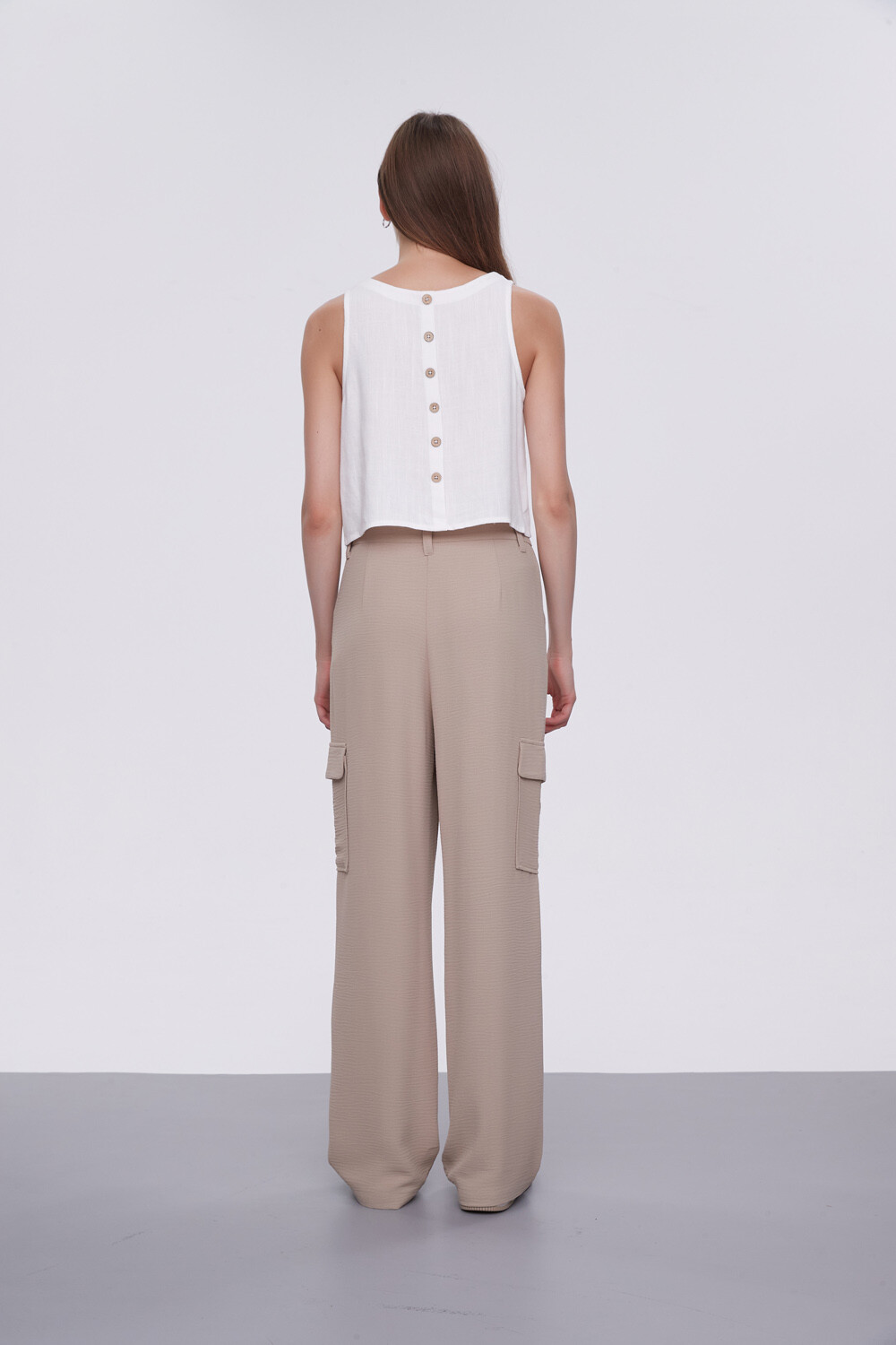 Pantalon Meyer Beige Oscuro