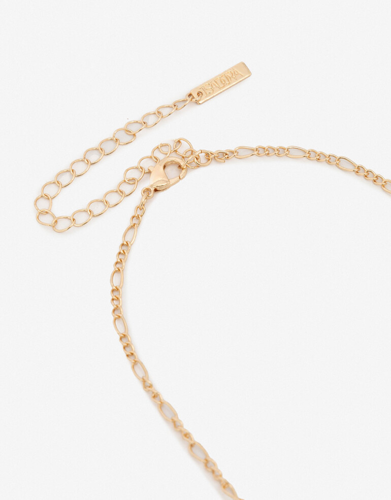 Collares Cortos Back to school Collar Corto Multidijes Con Strass - Dorado