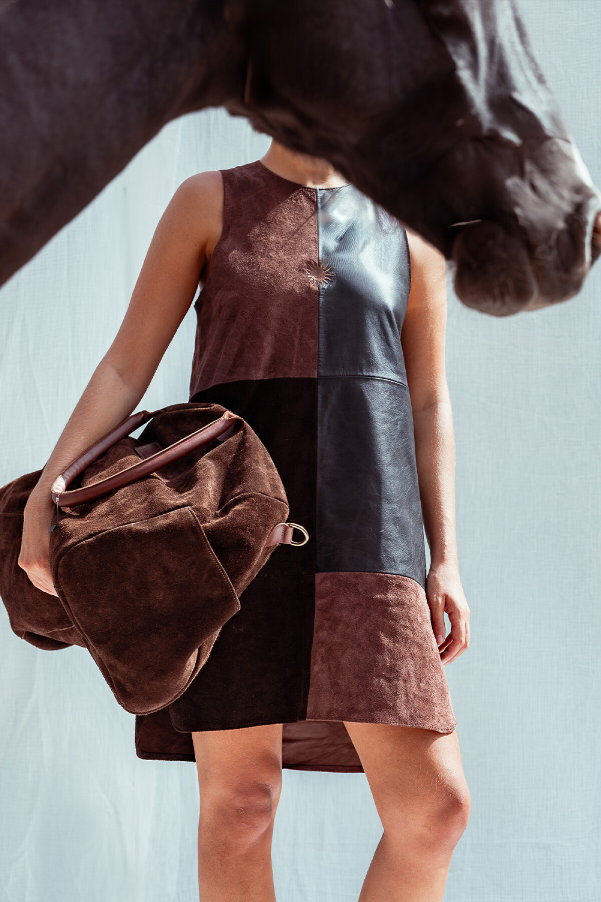 Heart Break Handbag XL Chocolate