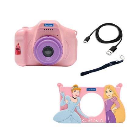 Cámara Digital Multifuncional Recargable Princesas Disney Lexibook Disney princesas