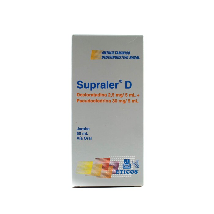 SUPRALER D JARABE FRASCO X 50 ML. única