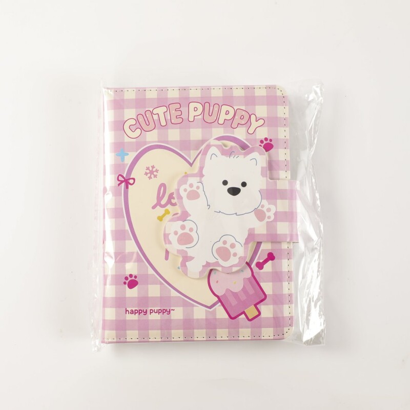 CUADERNO DE CUERO PU 36K CON CIERRE MAGNÉTICO (DUODUO/ROSA) CUADERNO DE CUERO PU 36K CON CIERRE MAGNÉTICO (DUODUO/ROSA)