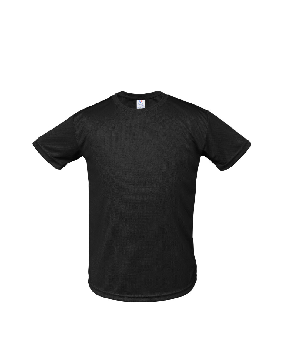 Camiseta a la base dry fit de niño - Negro 