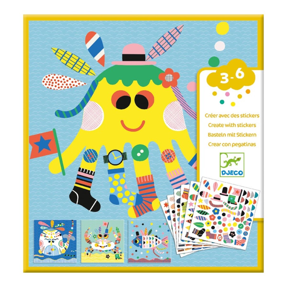 Pegatinas Animales del Océano 