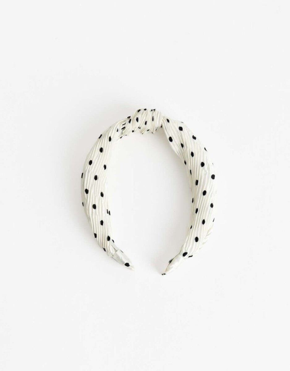 Vincha Con Lunares - Estampado Lunares 