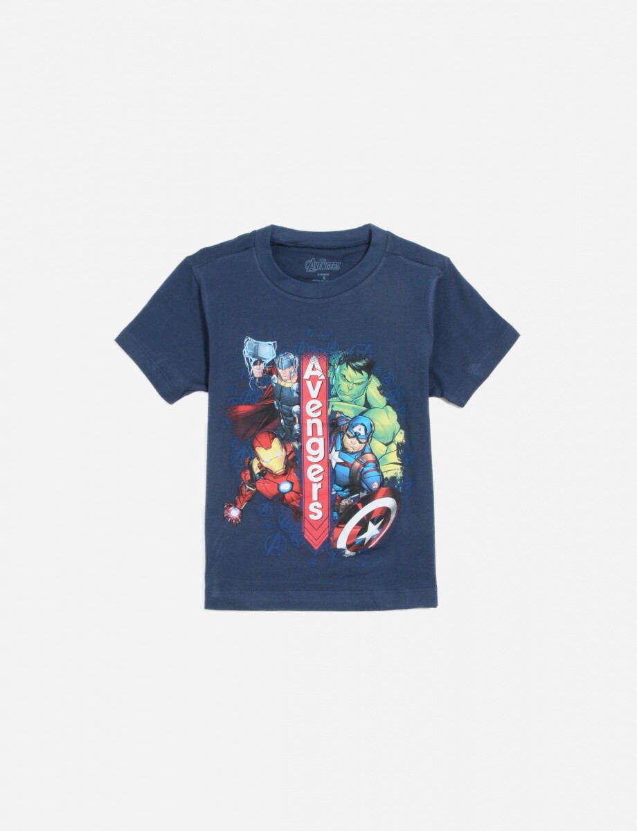 Remera Avengers niño - Azul marino 