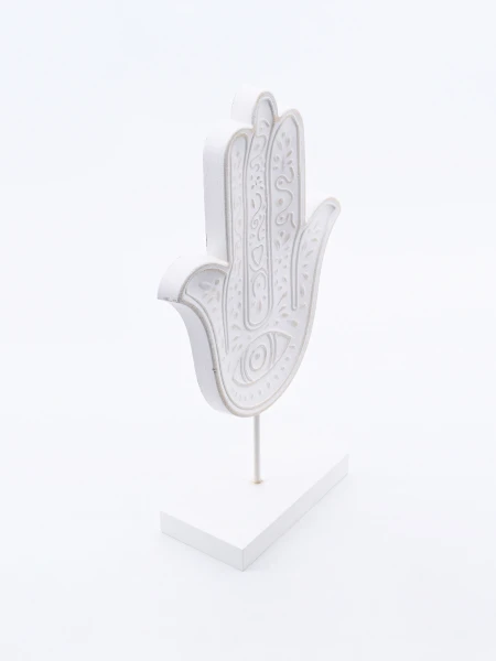 MANO HAMSHA VERTICAL BLANCO