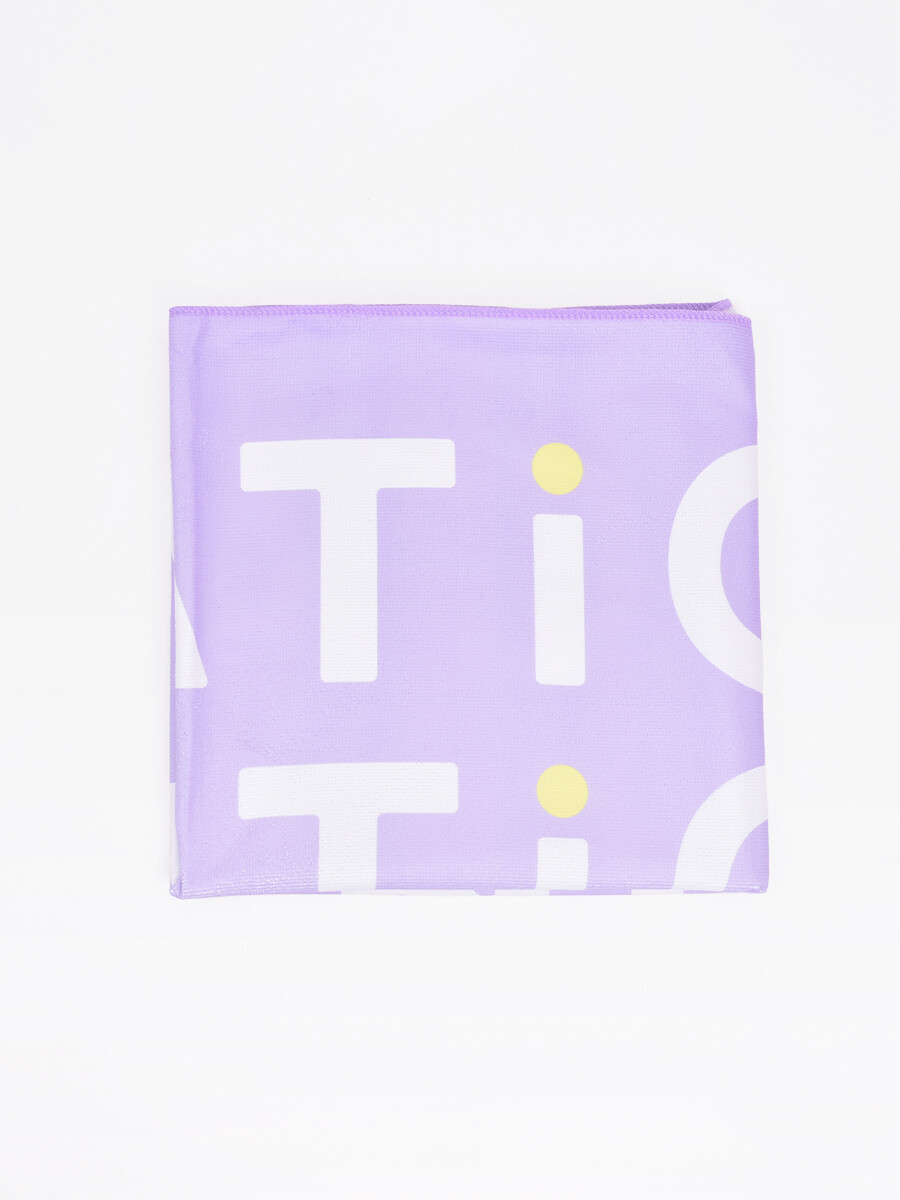 TOALLA PLAYERA MICROFIBRA - LILA 