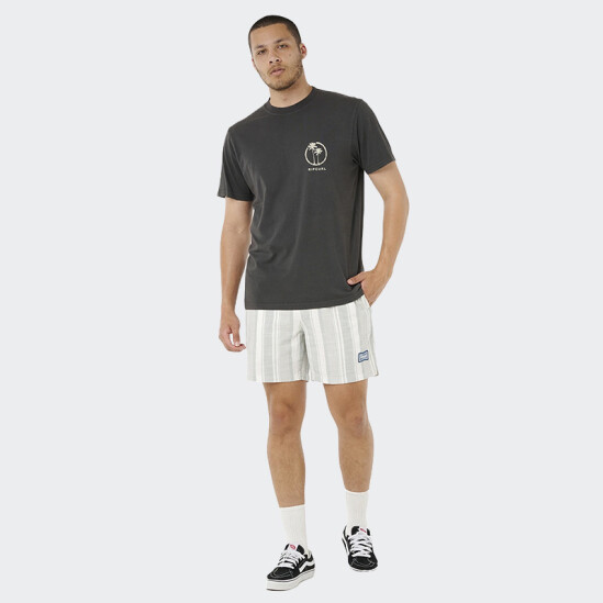 Remera Rip Curl Mod Cali Two Palms Negro