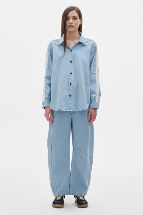 Camisa Noble Denim SO Baby Blue