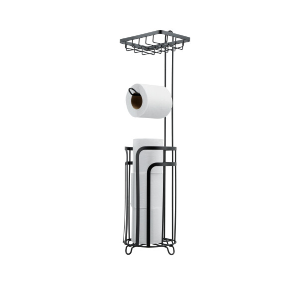 Soporte Para Papel Higienico Porta Rollo Baño Negro Mate Soporte Para Papel Higienico Porta Rollo Baño Negro Mate
