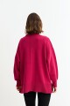 Cardigan oversized FUCSIA