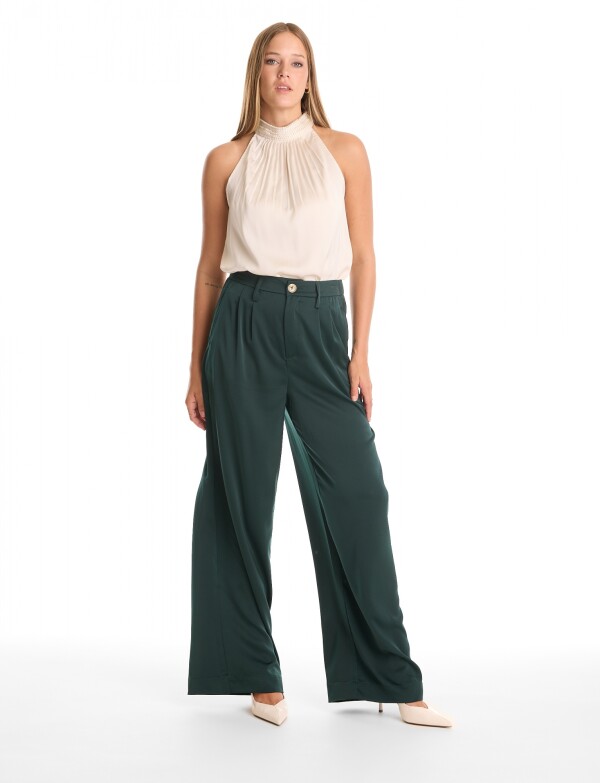 Blusa S/m Halter Pli CRUDO