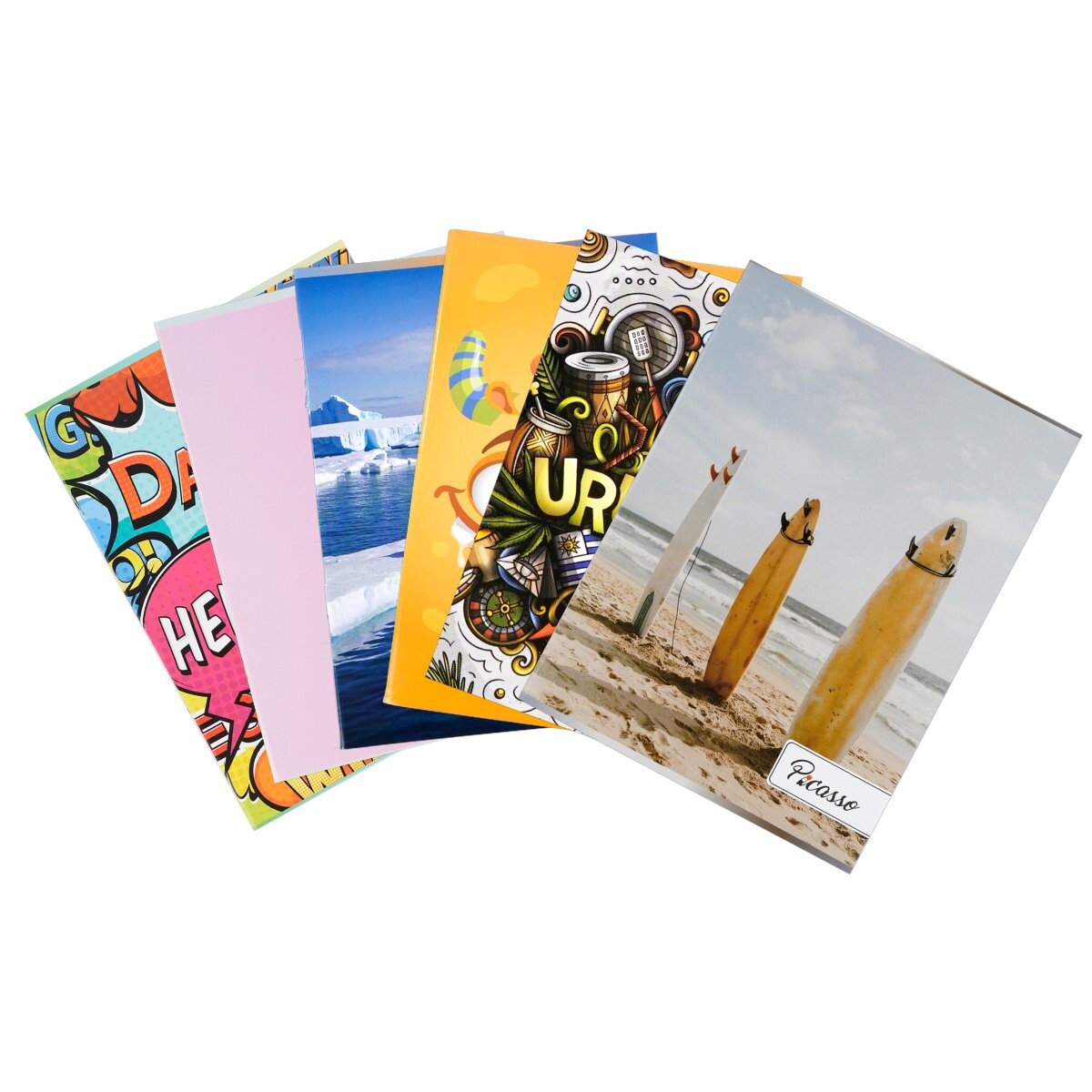 Cuaderno Picasso engrampado 48 hojas cuadriculado 