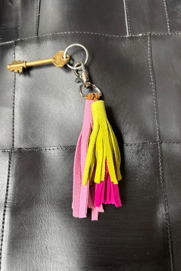 Llavero Flecos Multicolor