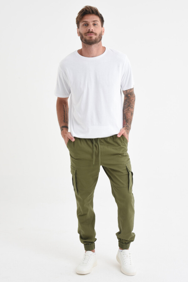 Pantalón cargo jogger Verde