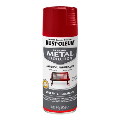 Esmalte Aerosol Metal Protection Rojo Clavel 340Gr Rust Oleum