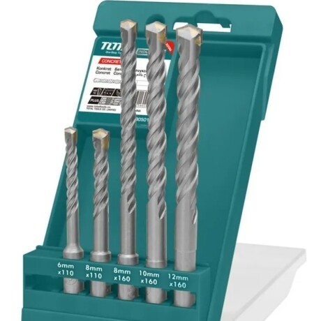 Juego Kit 5 Mechas para Concreto Pared Ladrillo Total Juego Kit 5 Mechas para Concreto Pared Ladrillo Total