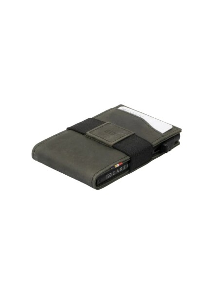 METALCARD H.SLIM ID WIND. WALLET BRUSHED BLACK