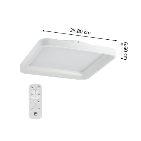 Plafón blanco LED 12W blanco dinámico LORETELLO EG1230