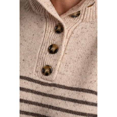 Sweater Lana Botones Verde