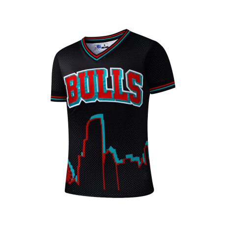 Remera NBA Chicago Bulls Ball Players All NBA Black
