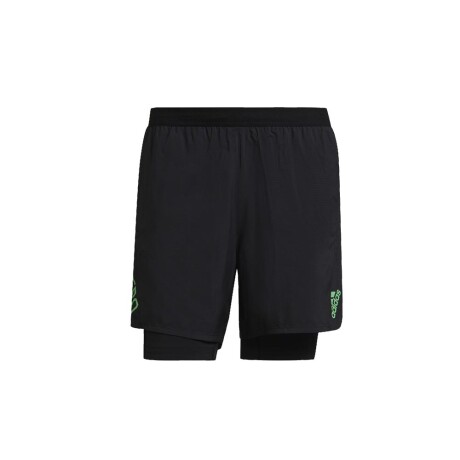 SHORT adidas ADIZERO Black/Green