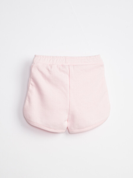 Short deportivo con volados Rosa