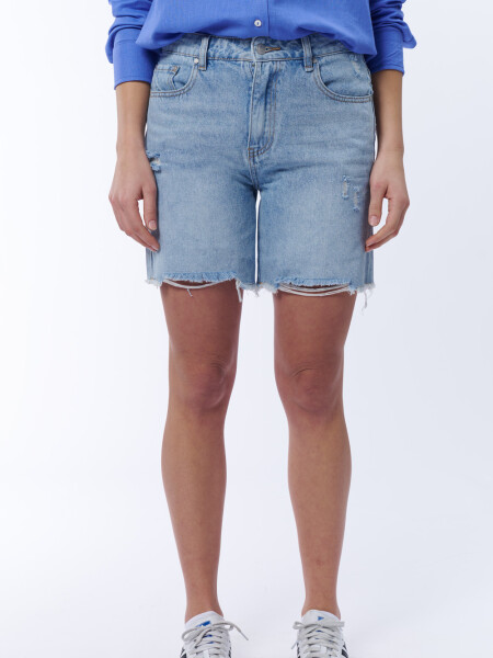 Bermuda jean Azul