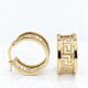 Aros con guarda griega Oro 18 Kt Aros con guarda griega Oro 18 Kt