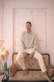 HEAVY LINEN PANTS Crema