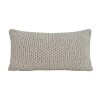 Almohadón Deco Tejido Doble Punto 30x50 - Pilar Beige