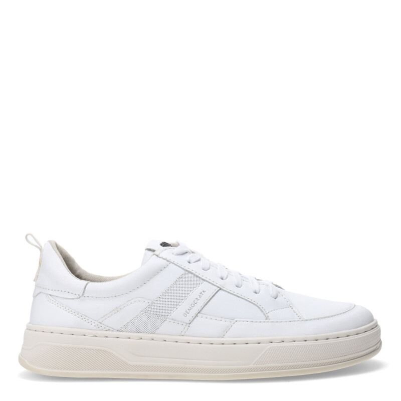 Championes de Hombre Democrata BOLD acordonado Blanco