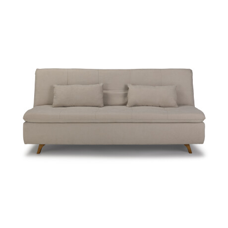 Sofá Cama Maira - Tela Microfibra 9901 (Soft Beige)
