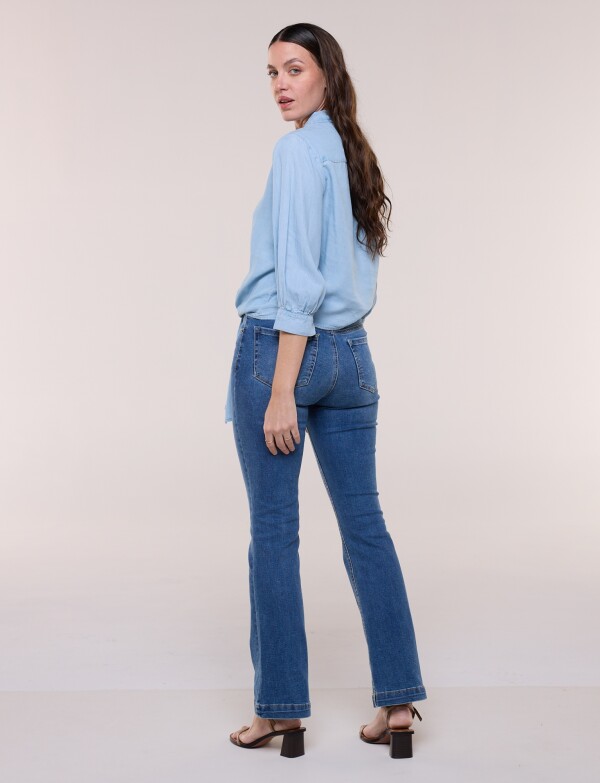 Camisa Lyocell Nudo JEAN CLARO