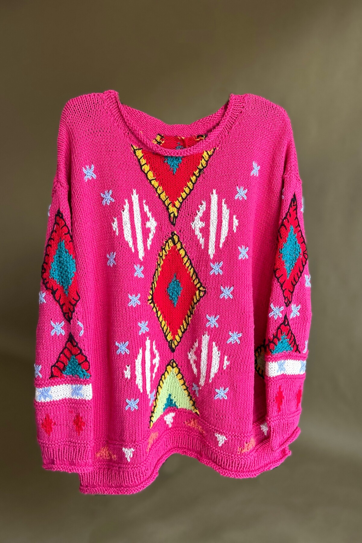 Sweater Gitano Base Fucsia