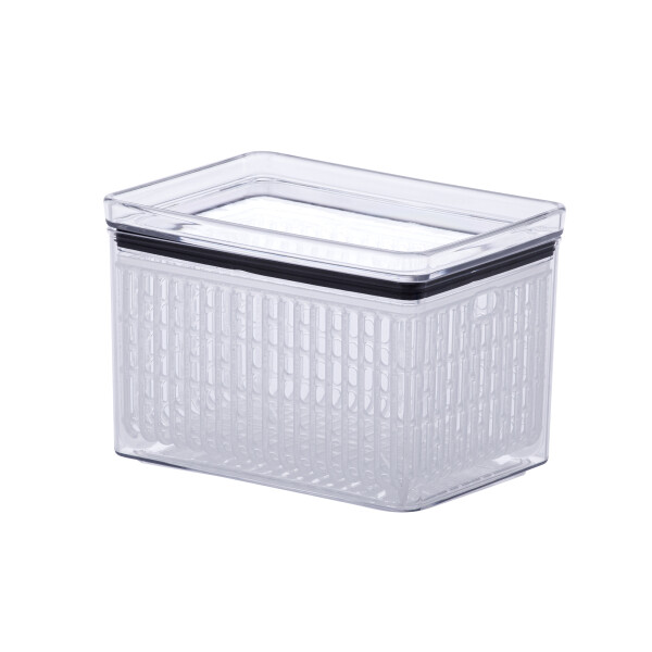 POTE HERMETICO LUMINI RECTANGULAR FRESH 1.8 LT TRANSPARENTE