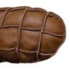 Almohadón Cuero - 56x35cm - oval chico Marrón