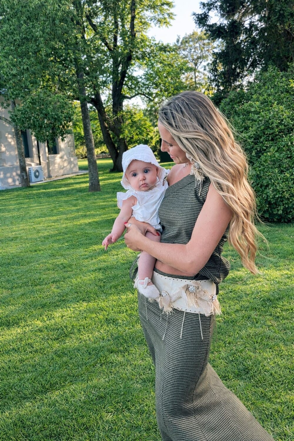 Scottish Diagonal Top Verde / Beige