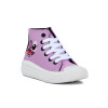 Disney Stitch Bota Plataforma Pu Lila