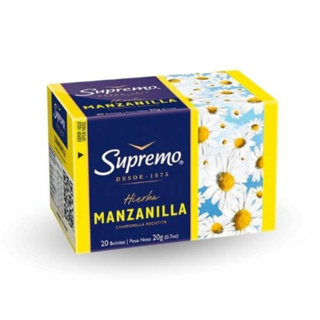 Té Supremo 20 sobres Manzanilla