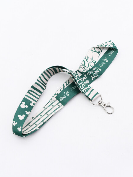 LLAVERO CINTA MICKEY DISNEY VERDE